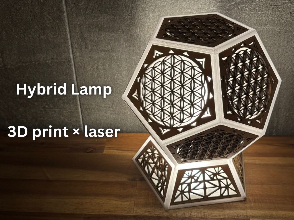 HybridGlow – 3D Print × Laser