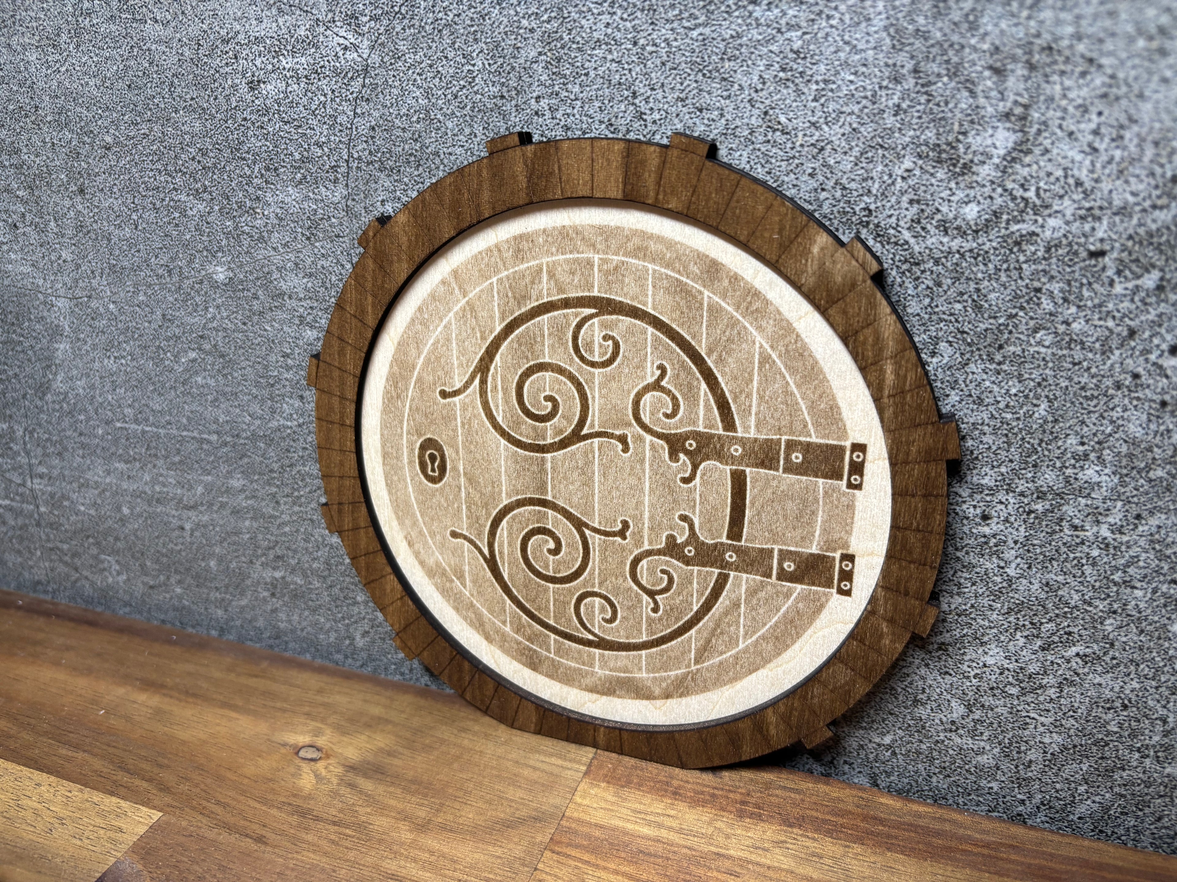 Fantasy Miniature Round Door