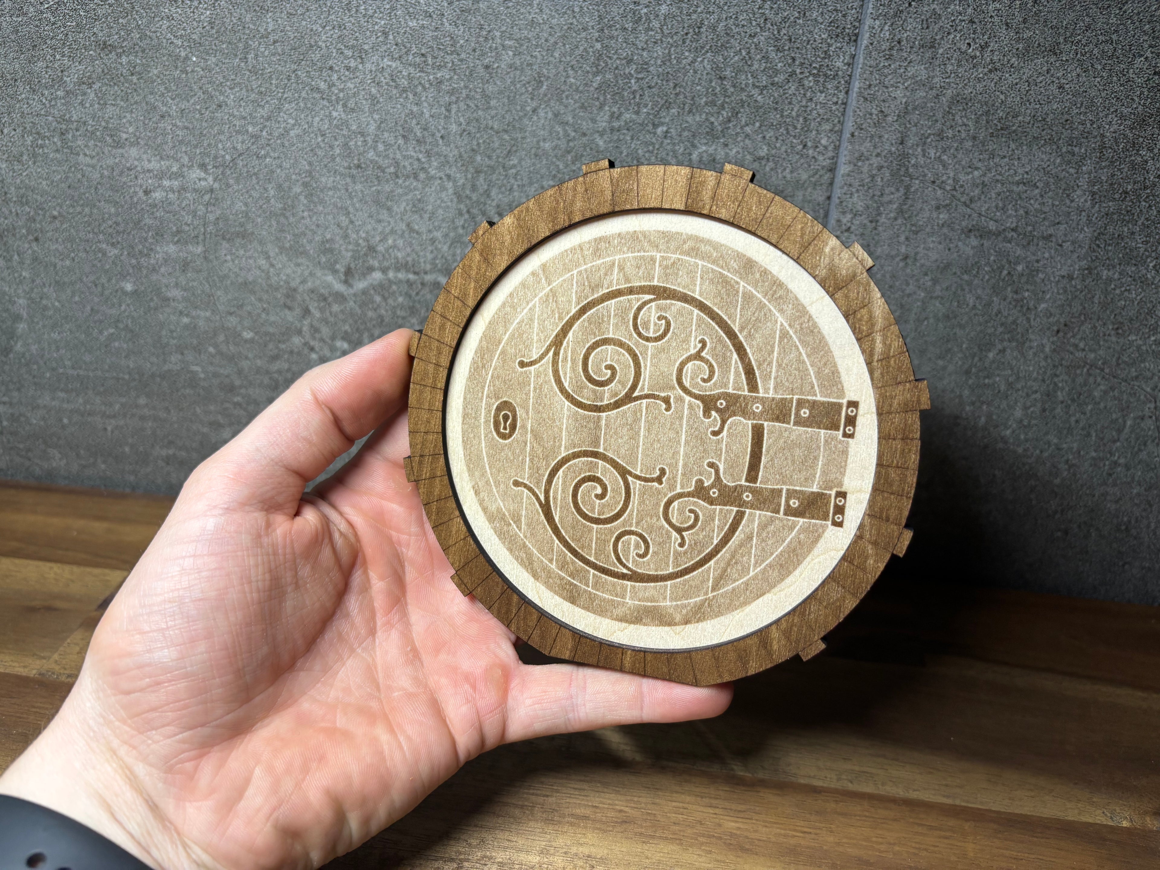 Fantasy Miniature Round Door