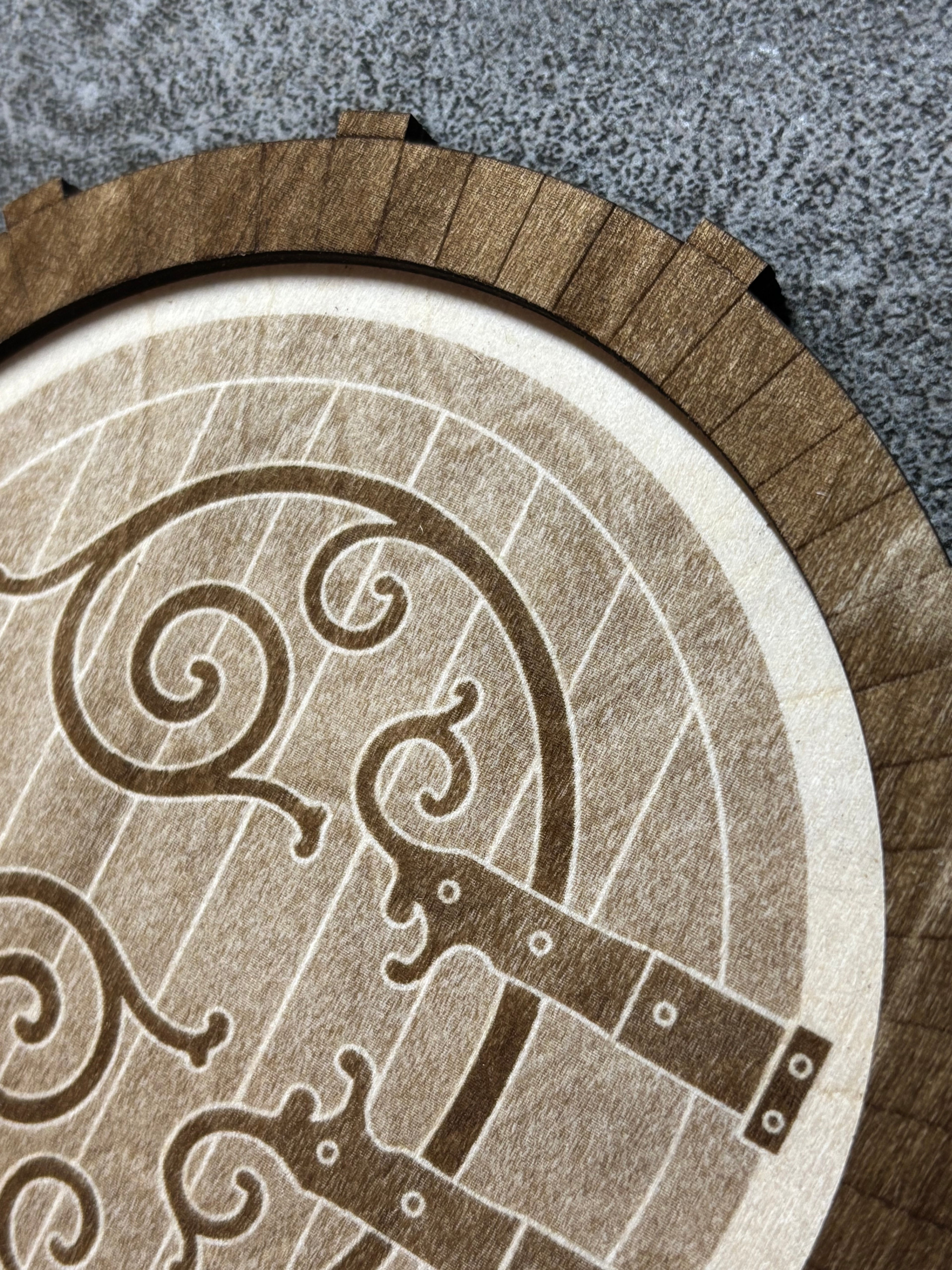 Fantasy Miniature Round Door