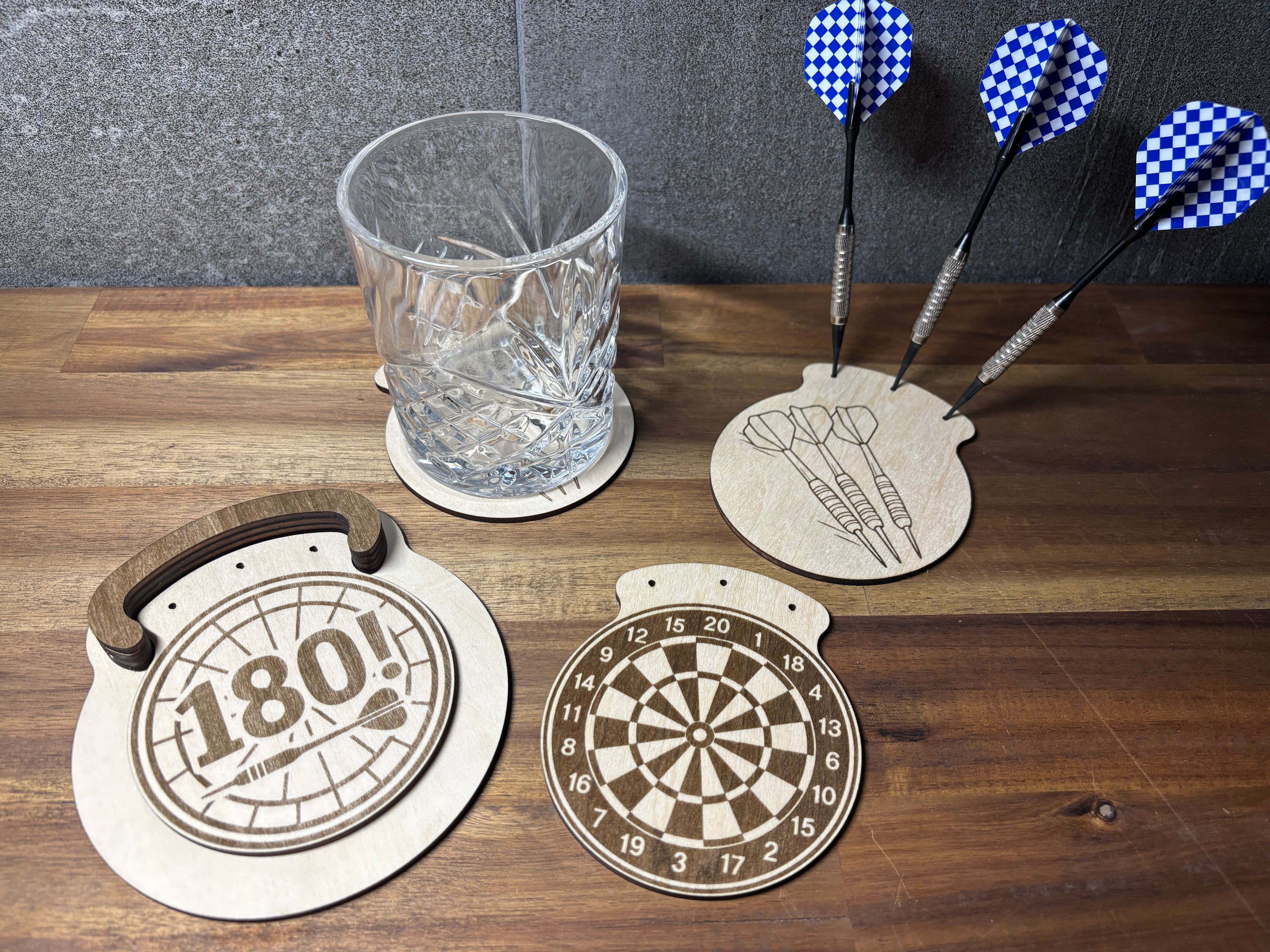Dartboard Coasters
