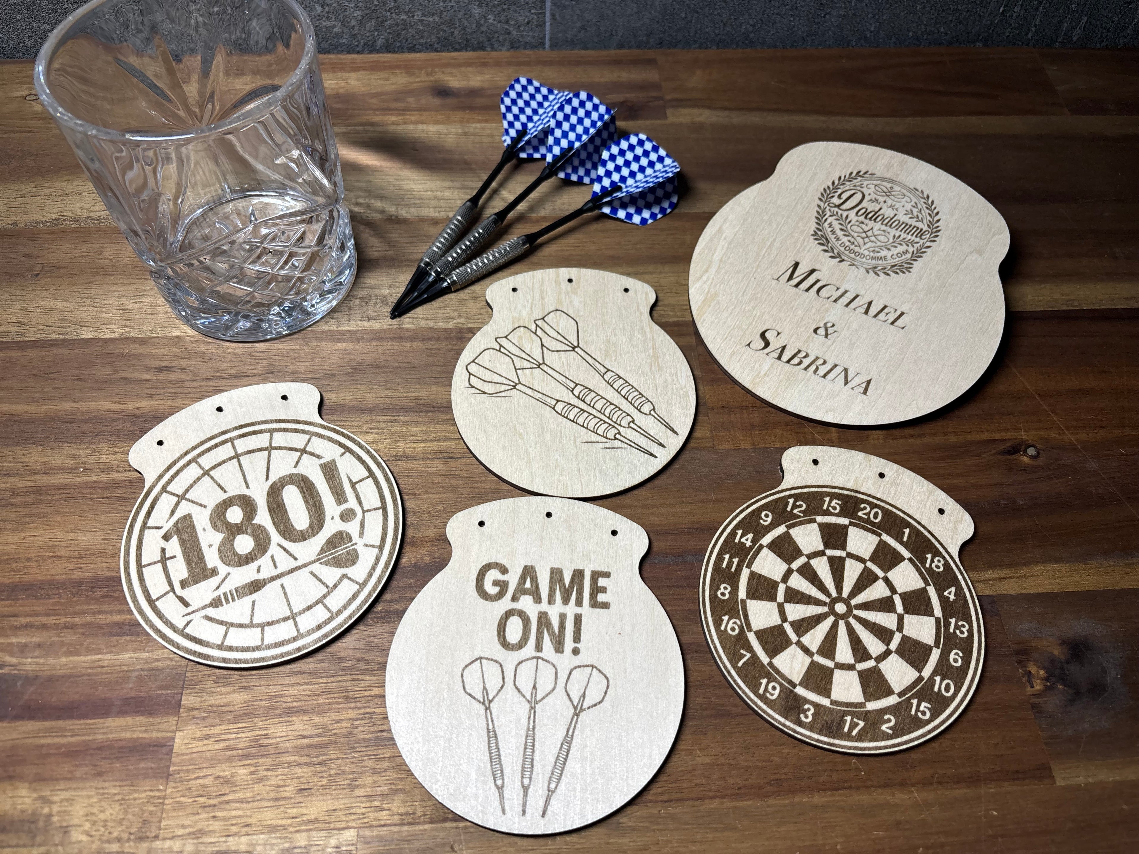 Dartboard Coasters