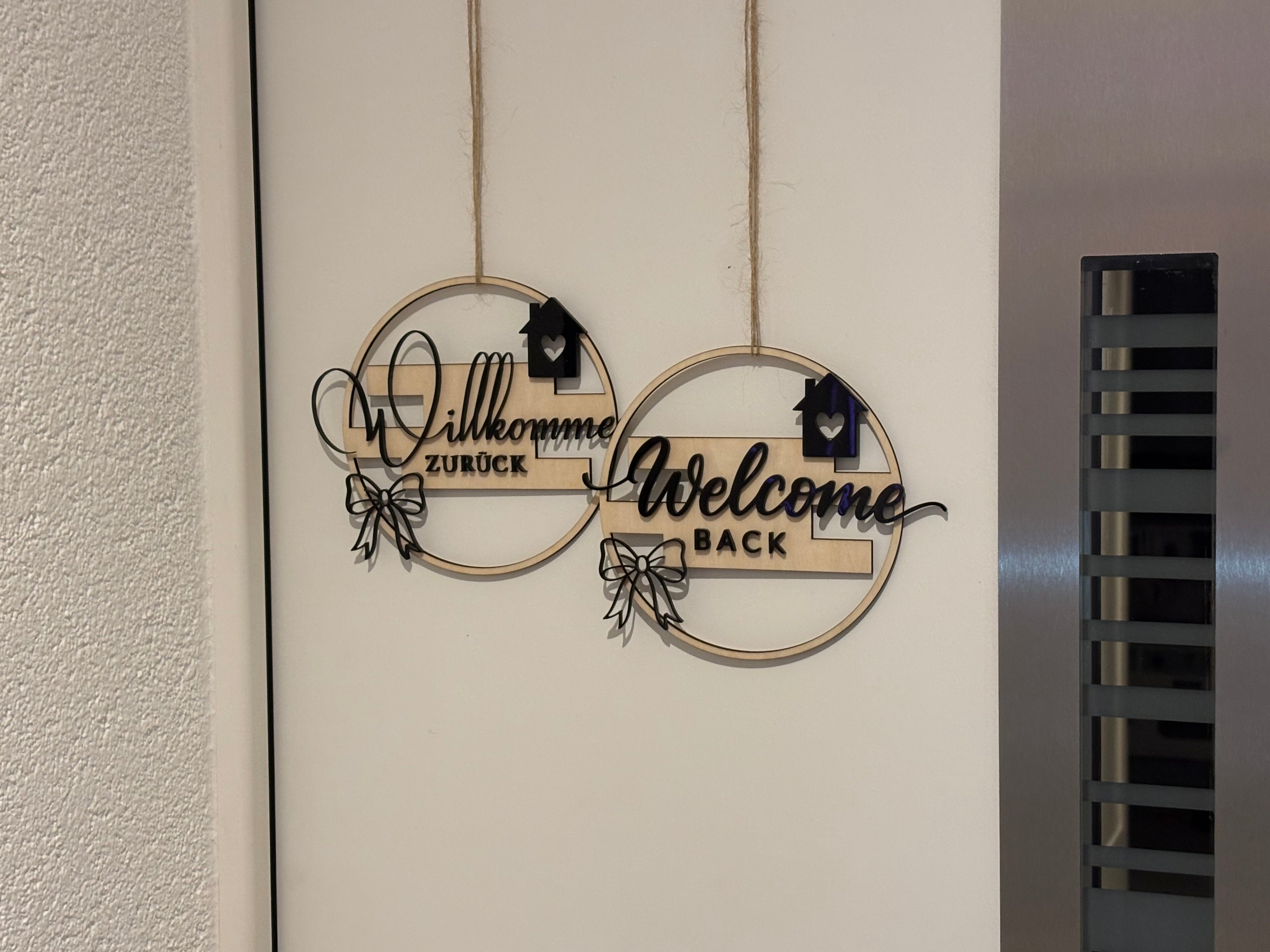 Decorative Wooden Sign – Welcome Back