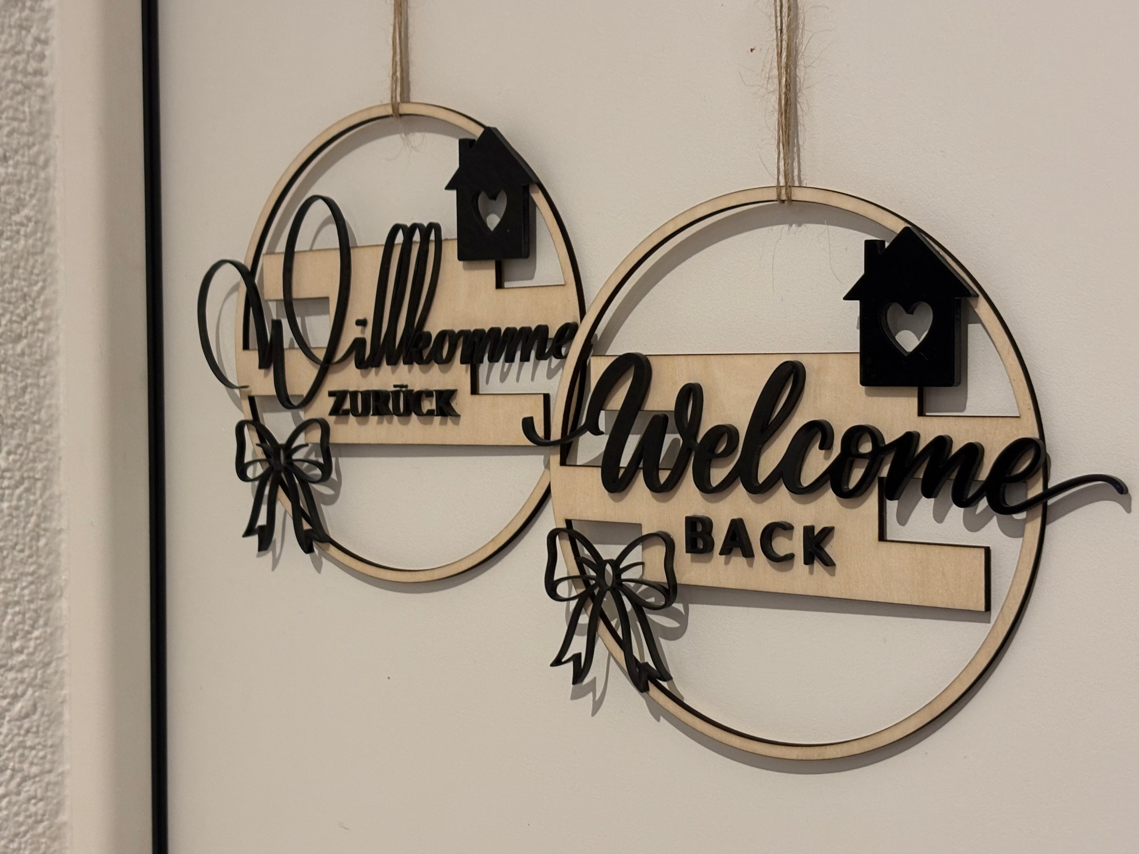 Decorative Wooden Sign – Welcome Back