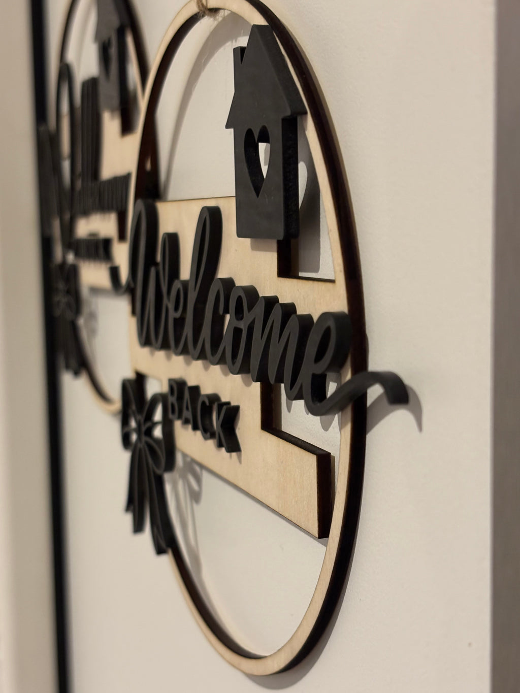 Decorative Wooden Sign – Welcome Back