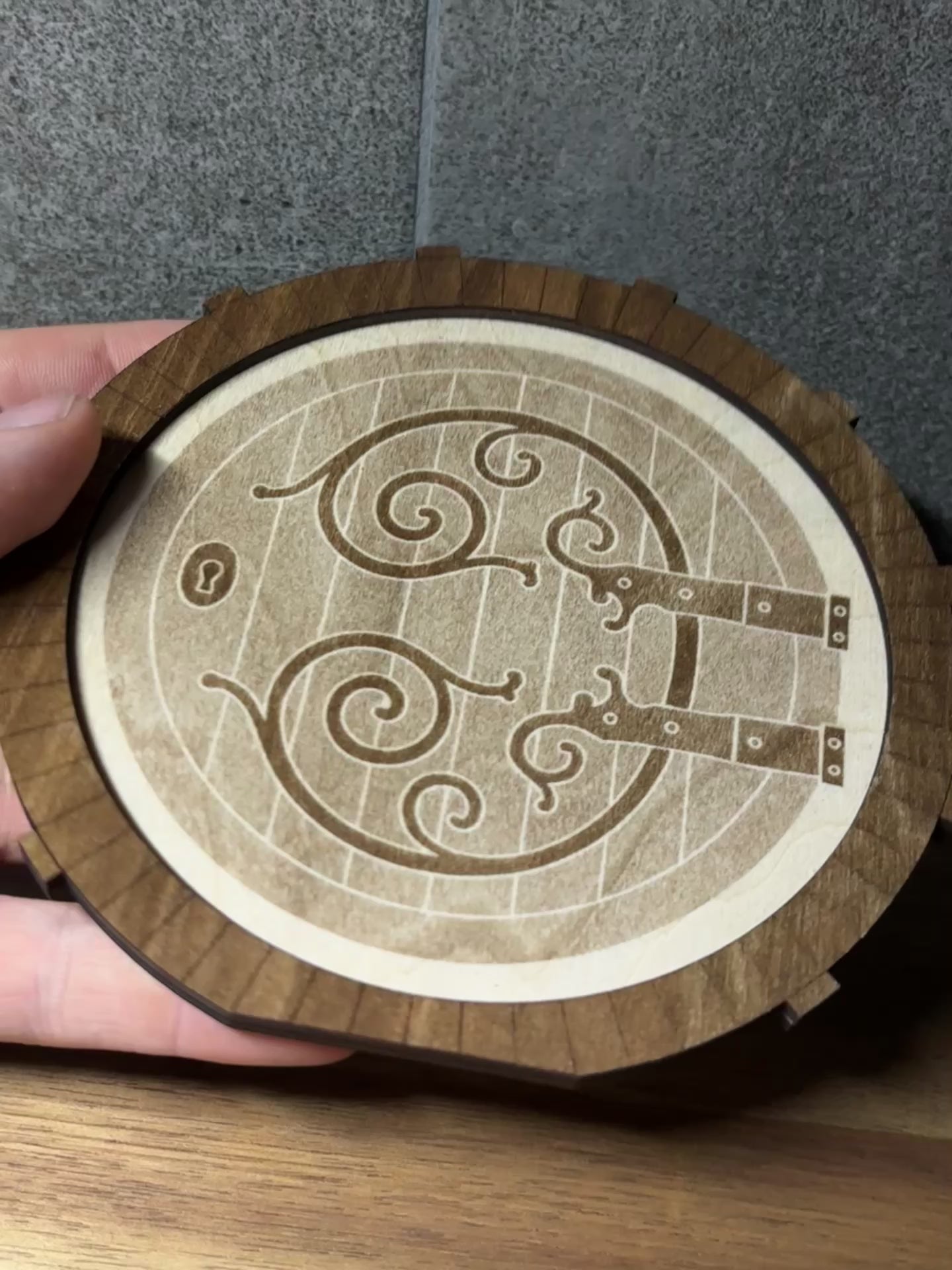 Fantasy Miniature Round Door