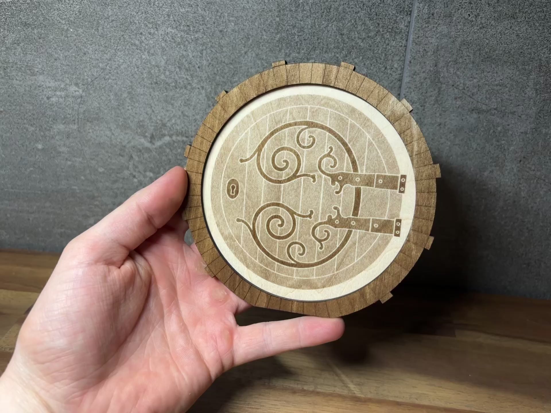 Fantasy Miniature Round Door
