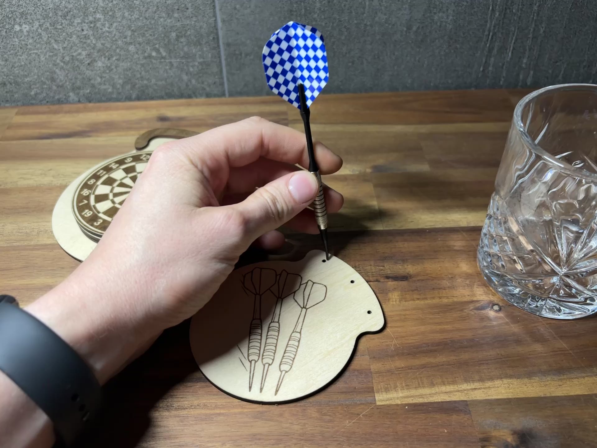 Dartboard Coasters